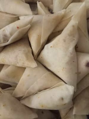 Unfried Qeema Samosa